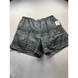 NEW Roundtree & Yorke Swim Trunks Mens Big Man 2X Gray Aztec Drawstring NWT